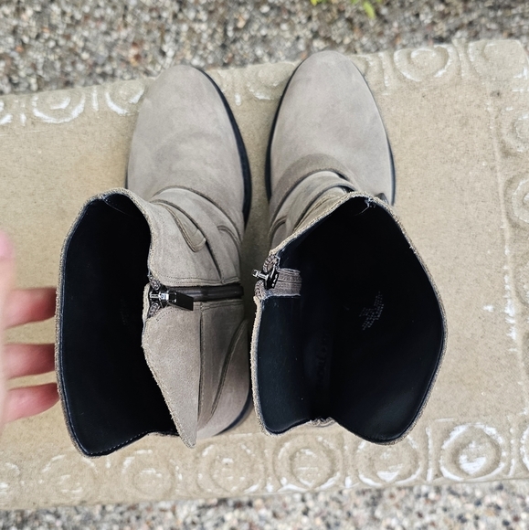 Nwot Kendall+Kylie Nori Suede Buckle Strap Moto Ankle Boot Tan Women's boots8,5M - Picture 14 of 16